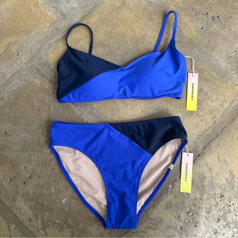Summersalt Blue Sporty Bikini